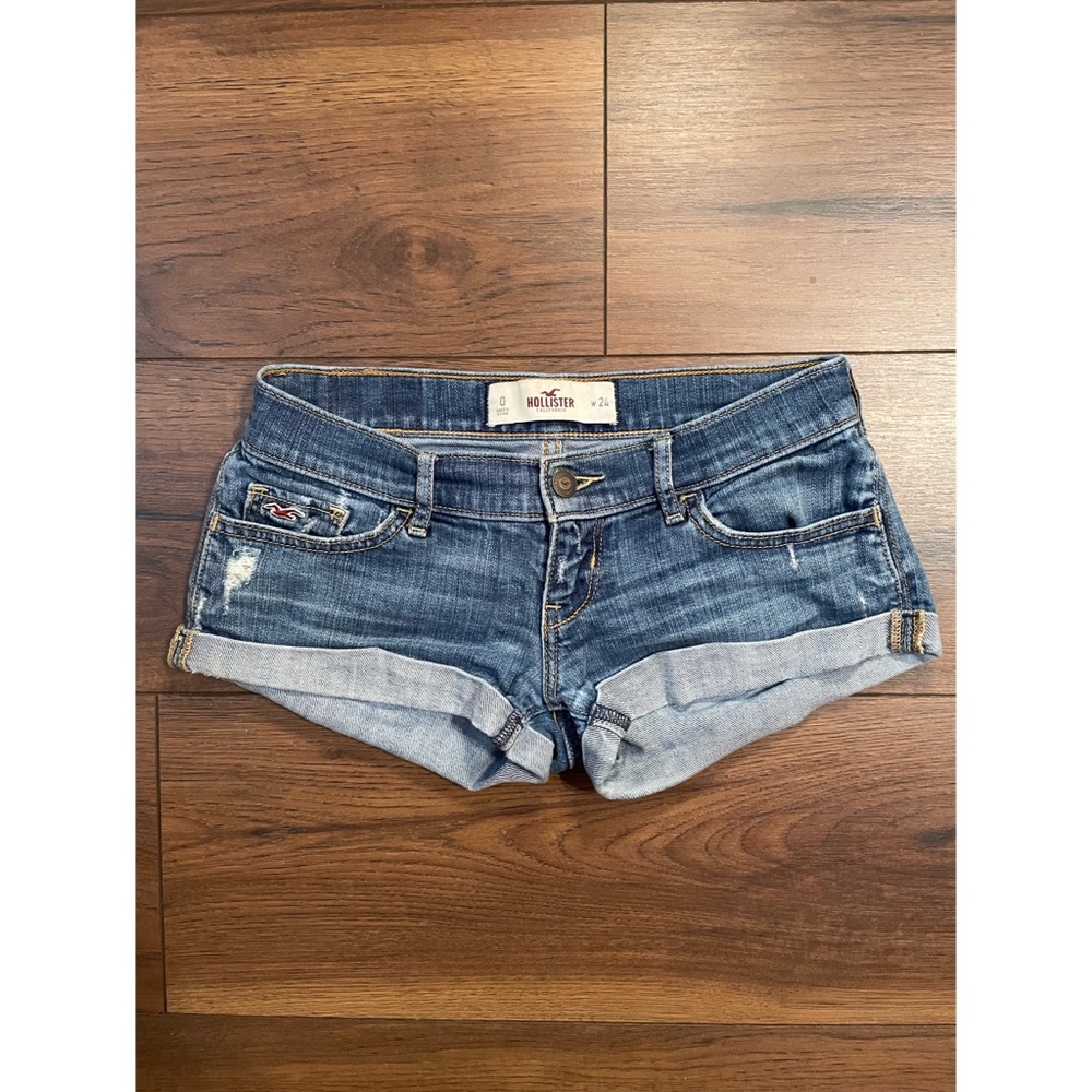 Hollister Cuffed Denim Shorts